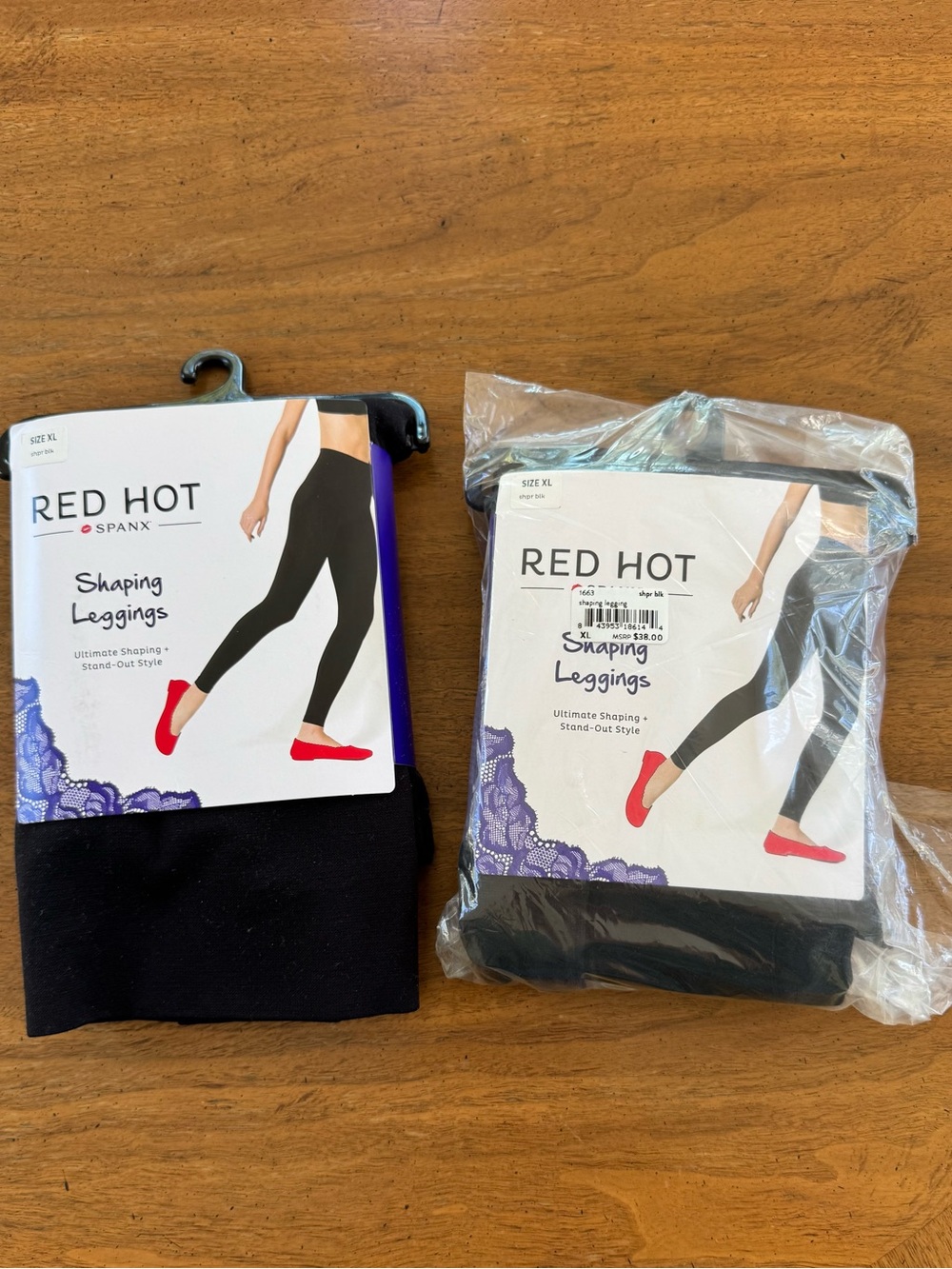 RED HOT by Spanx Shaping Leggings — Black